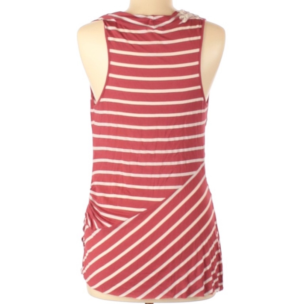 Rio Rao | Sleeveless Stripped Top Embroidered - Picture 3 of 10